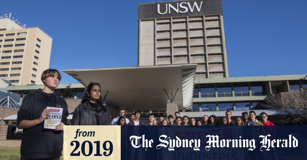 UNSW trimester adoption sparks student protests